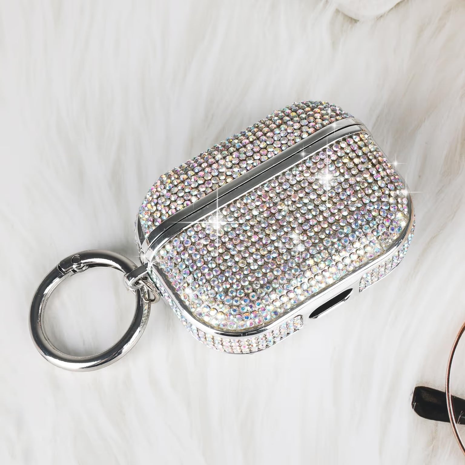 Cases & Covers Luxury Diamond Bling Glitter Crystal Shiny Sparkle Cover for Airpods Pro | Pro 2