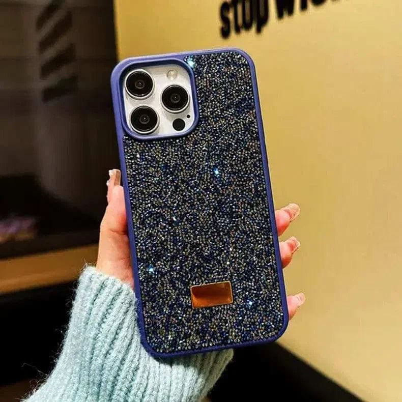 Luxury Glitter Diamond Bling Shockproof Hard Case for iPhone 15 Pro