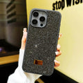 Cases & Covers for iPhone 15 Pro Max / Dark Grey Luxury Glitter Diamond Bling Shockproof Phone Case for Apple iPhone
