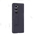 Cases & Covers for Samsung Z Fold5 / Dark Grey Magnetic Kickstand Build-in Screen Protector Hinge Protection Case Fold 5
