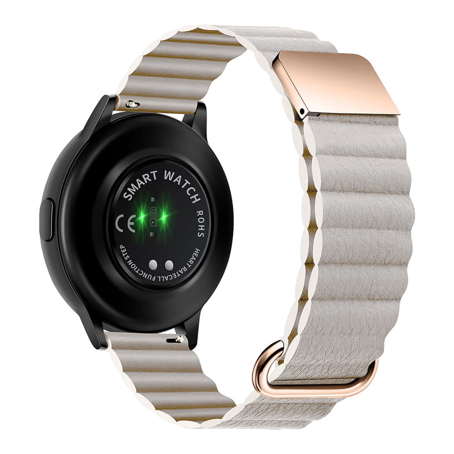 Watch Bands Magnetic Leather Texture Band for Smartwatch 20mm