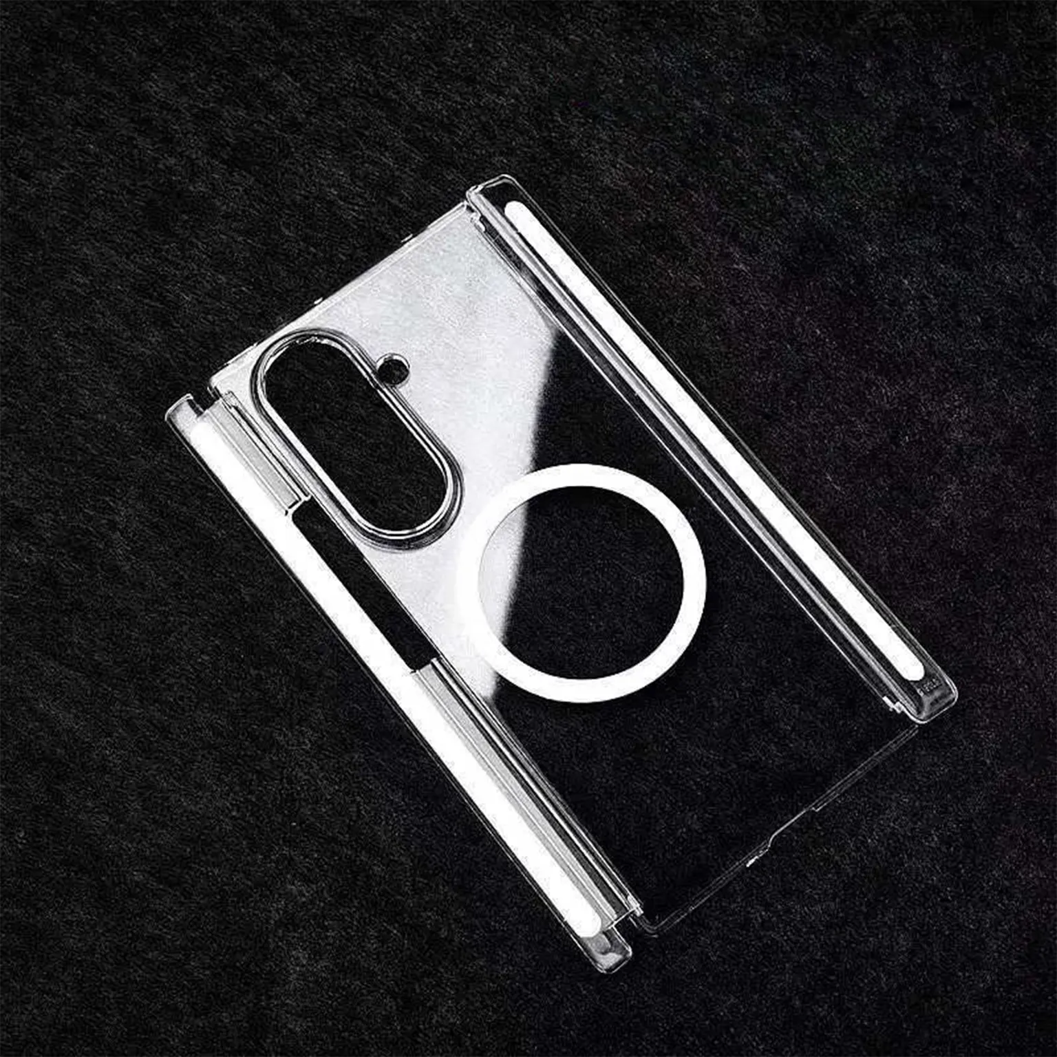 Magnetic Magsafe Transparent Case with Hinge Protection for Samsung Z Tri Fold | G Fold KTSU1UNEP 8964738746772