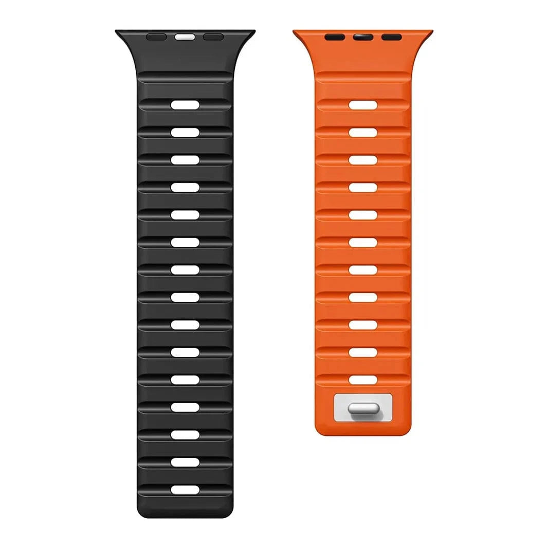ktusu Generic Watch Bands Magnetic Silicone Sports Band for Apple Watch 42 | 44 | 45 | Ultra 49 | 46mm S10