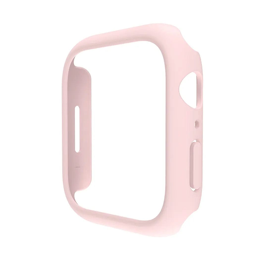 42mm Series 10 / Pink Matte Hard TPU Slim 360 Degree Body Bumper Case for Apple Watch - Ktusu