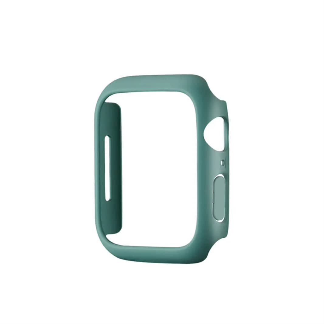 45mm / Green Matte Hard TPU Slim 360 Degree Body Bumper Case for Apple Watch - Ktusu