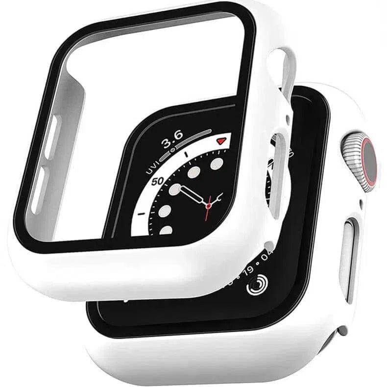 Cases & Covers Matte Protective In-Build Curved Glass Cover for Apple Watch 44mm