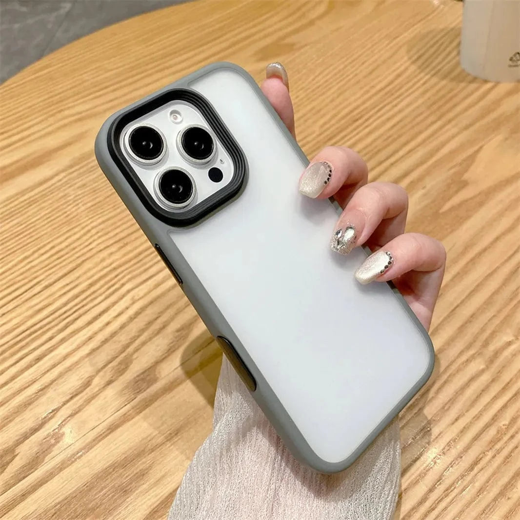 Matte Translucent Hard Case for iPhone 16 Pro Max