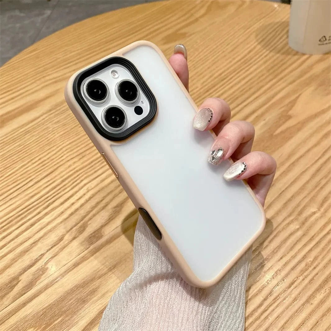 Matte Translucent Hard Case for iPhone 16 Pro Max