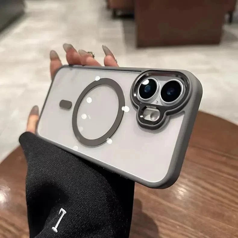 ktusu iShock Cases & Covers Metal Keys Magsafe Hard Back Soft Edge Case for iPhone 11 without magsafe / Black