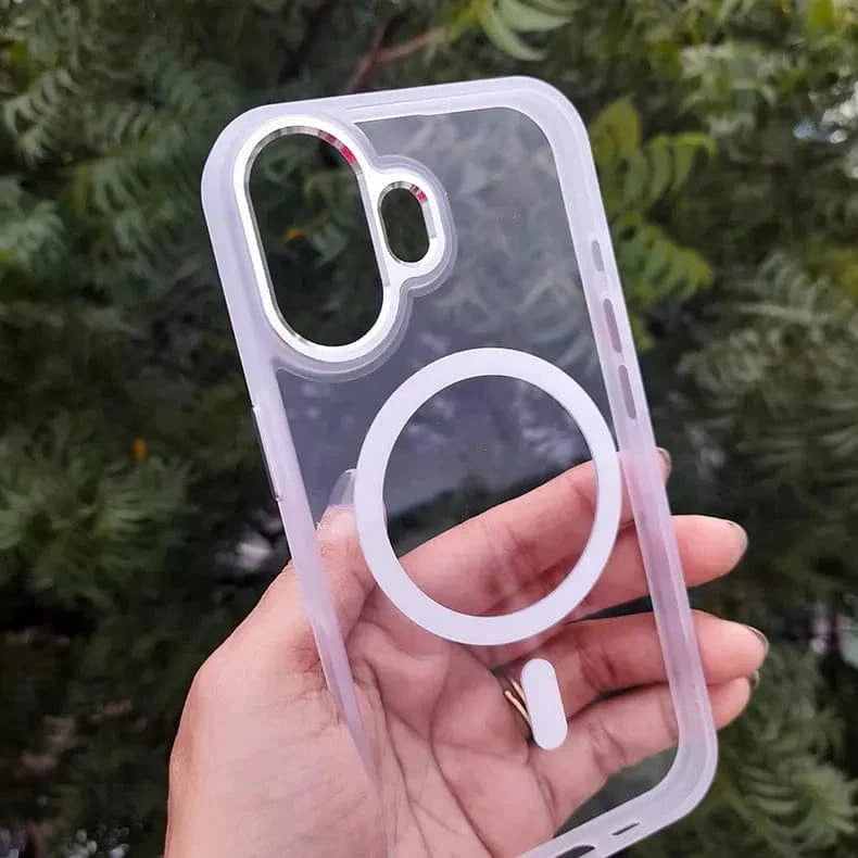 ktusu iShock Cases & Covers Metal Keys Magsafe Hard Back Soft Edge Case for iPhone 11 without magsafe / Black