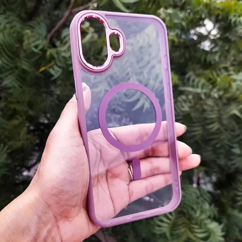 ktusu iShock Cases & Covers Metal Keys Magsafe Hard Back Soft Edge Case for iPhone 11 without magsafe / Black