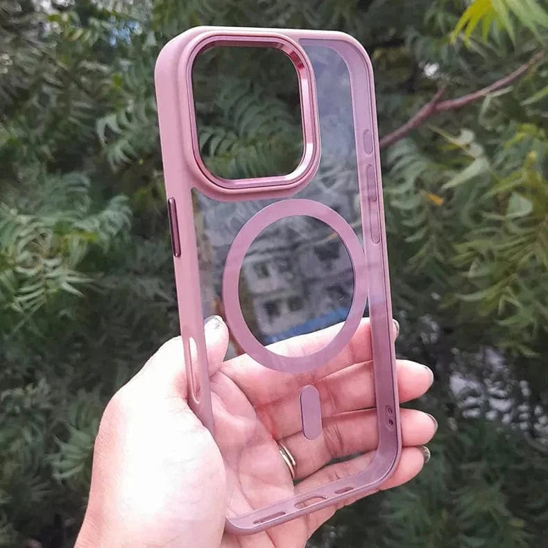 ktusu iShock Cases & Covers Metal Keys Magsafe Hard Back Soft Edge Case for iPhone 11 without magsafe / Black