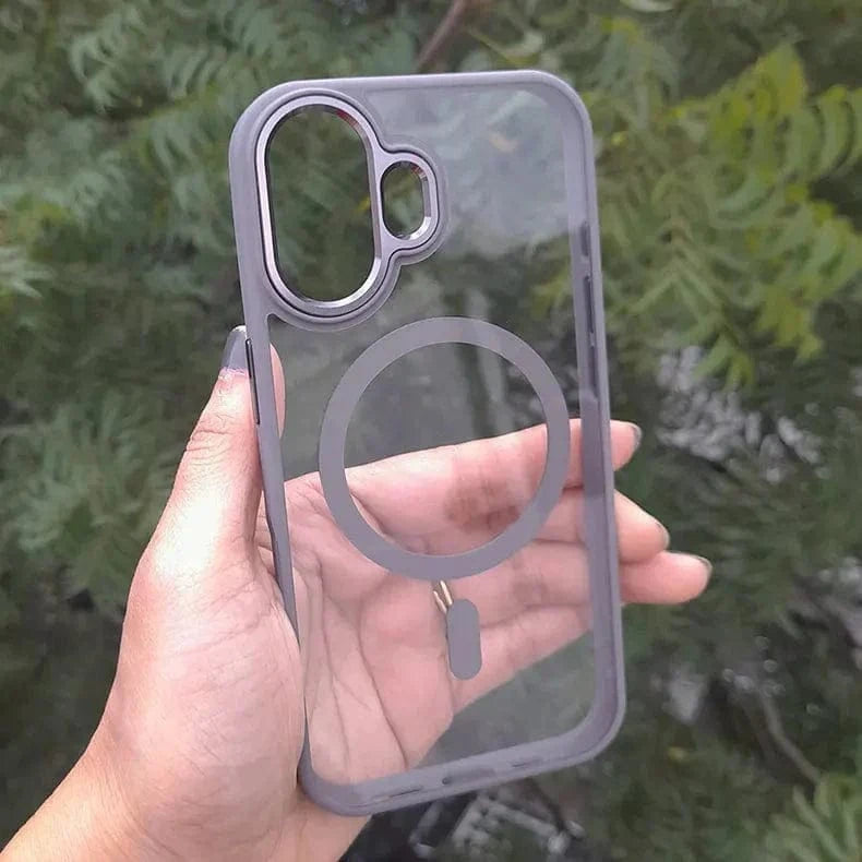 ktusu iShock Cases & Covers Metal Keys Magsafe Hard Back Soft Edge Case for iPhone 11 without magsafe / Black