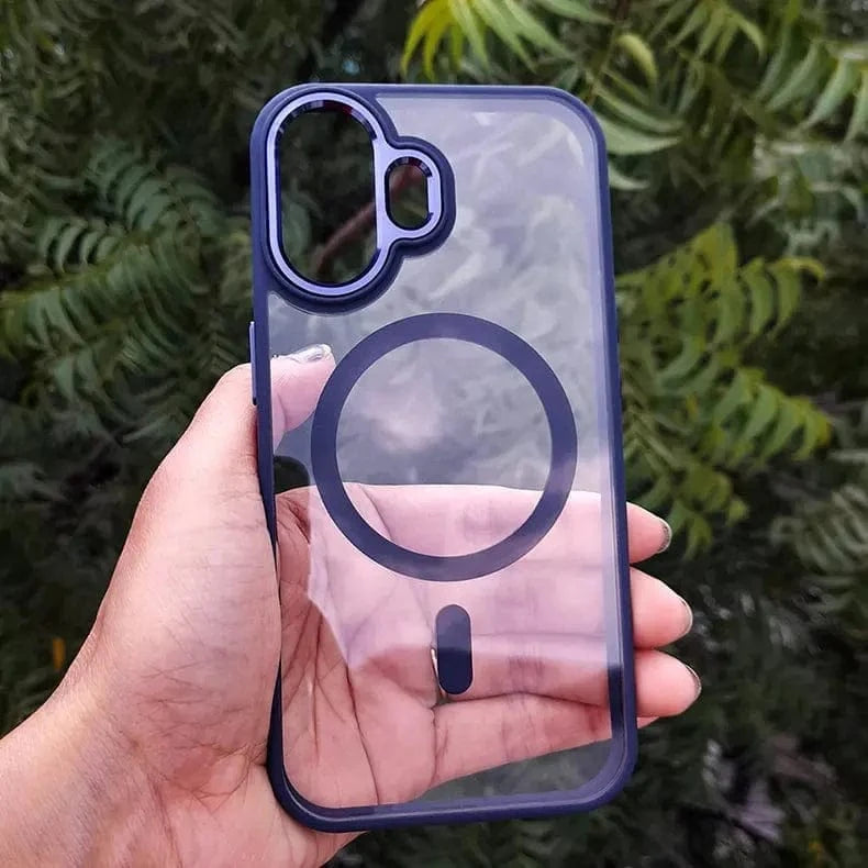 ktusu iShock Cases & Covers Metal Keys Magsafe Hard Back Soft Edge Case for iPhone 11 without magsafe / Black