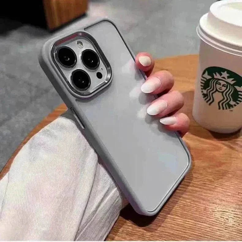 ktusu iShock Cases & Covers Metal Keys Magsafe Hard Back Soft Edge Case for iPhone 11 without magsafe / Black