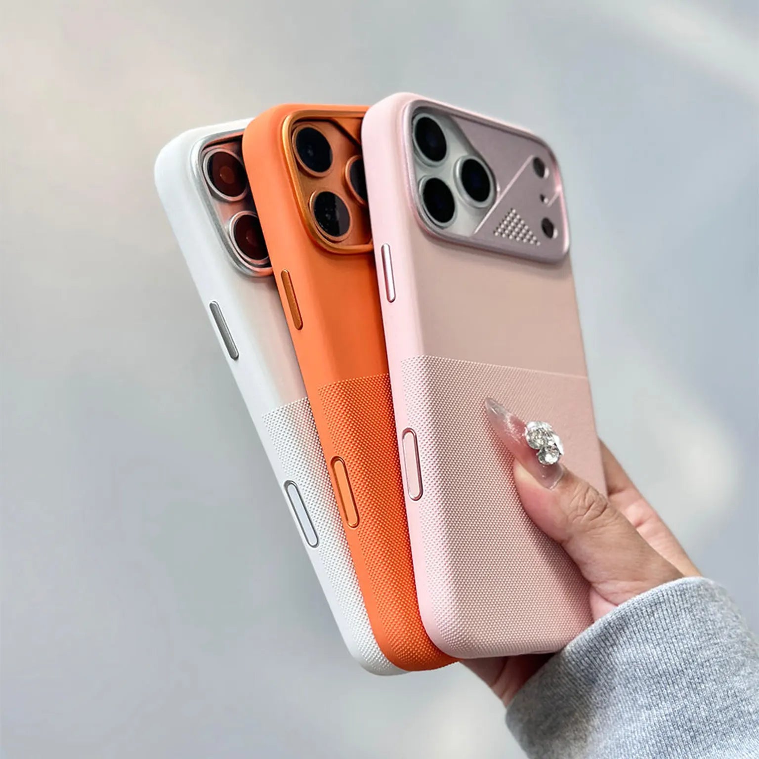 Metal Lens Frame MagSafe PC + TPU Hard Case for iPhone 17 Pro