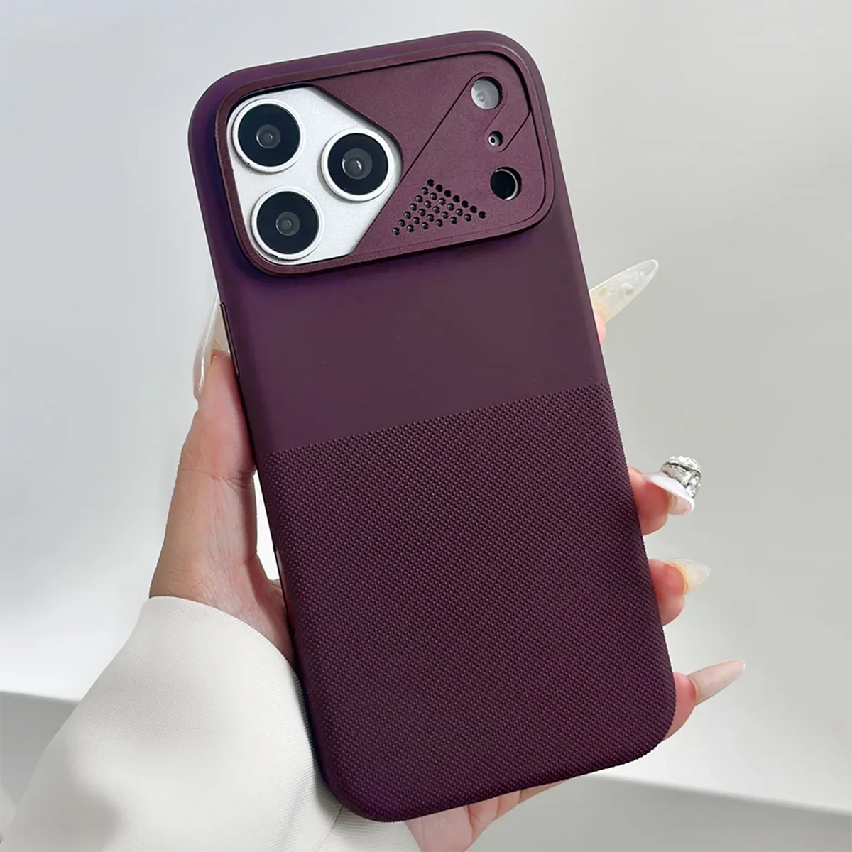Metal Lens Frame MagSafe PC + TPU Hard Case for iPhone 18 Pro KTSU0RF6V 8958379281648