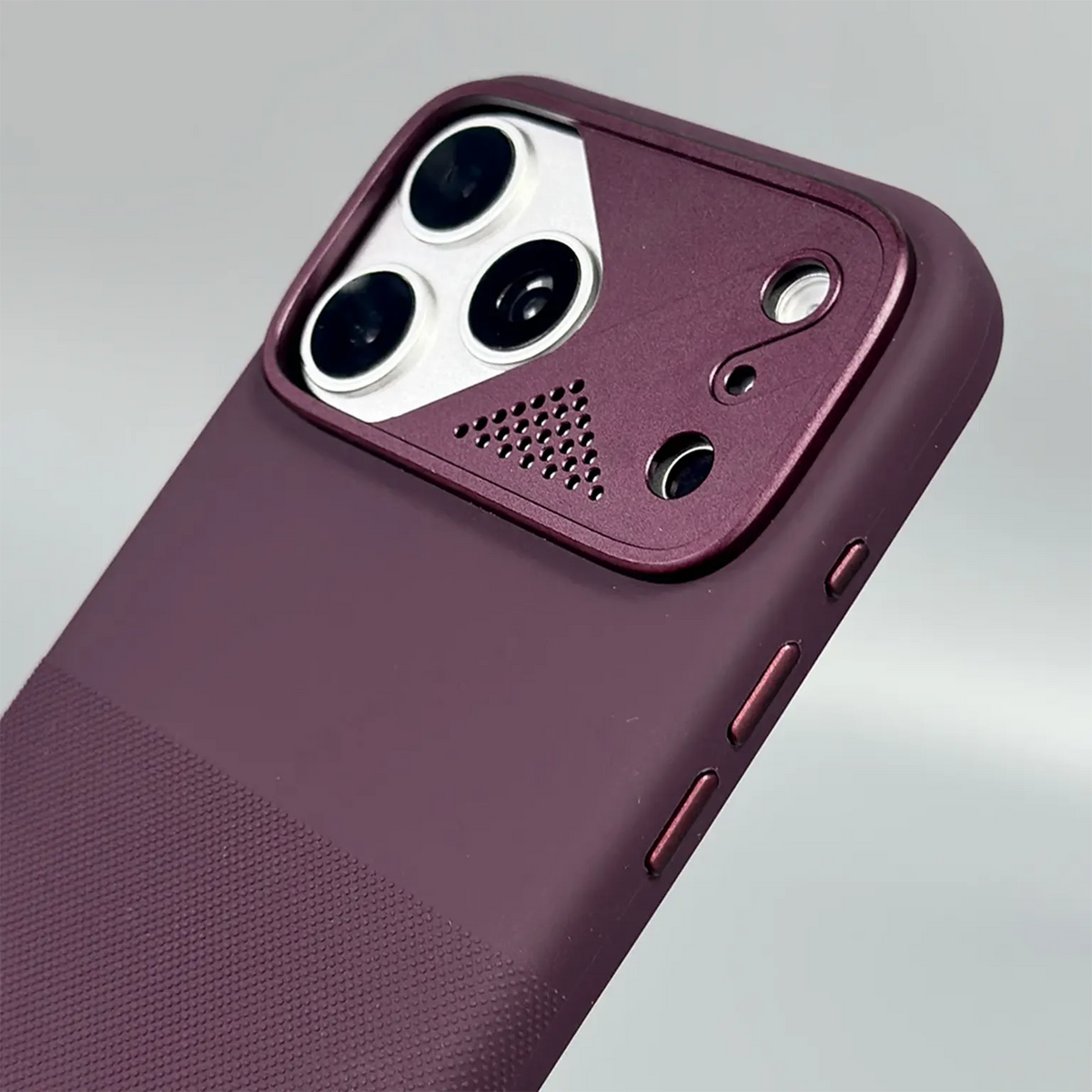 Metal Lens Frame MagSafe PC + TPU Hard Case for iPhone 18 Pro