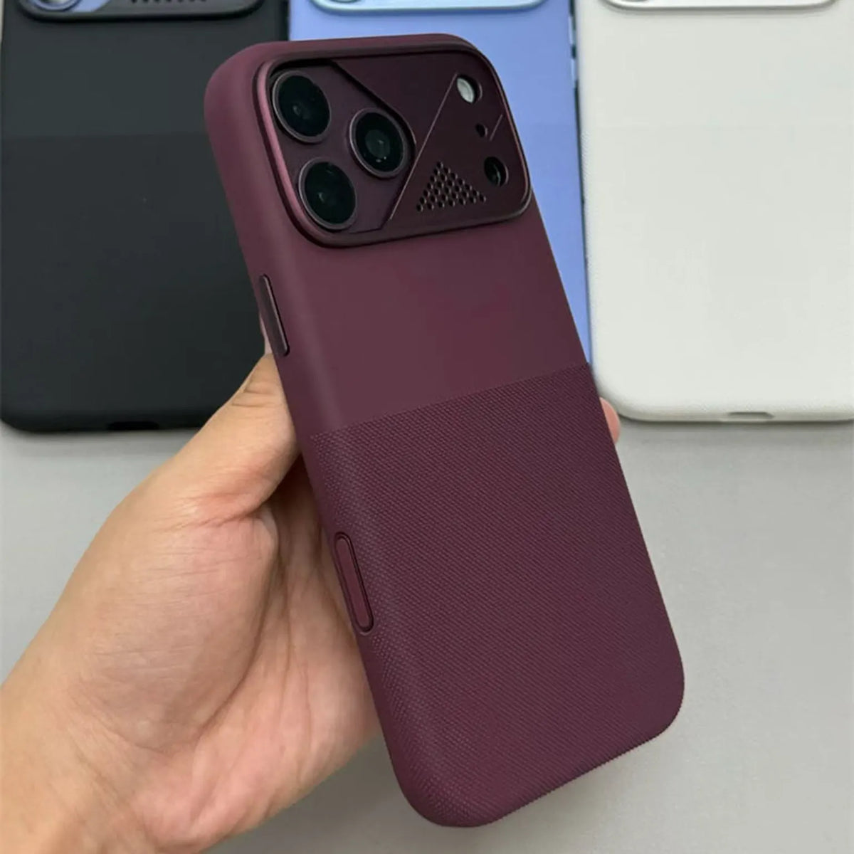 Metal Lens Frame MagSafe PC + TPU Hard Case for iPhone 18 Pro