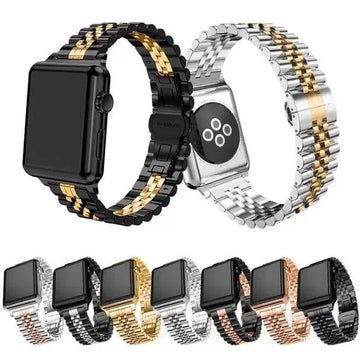 Metal Link Bracelet Chain for Apple Watch 38 | 40 | 41 | 42mm S10 Watch Bands