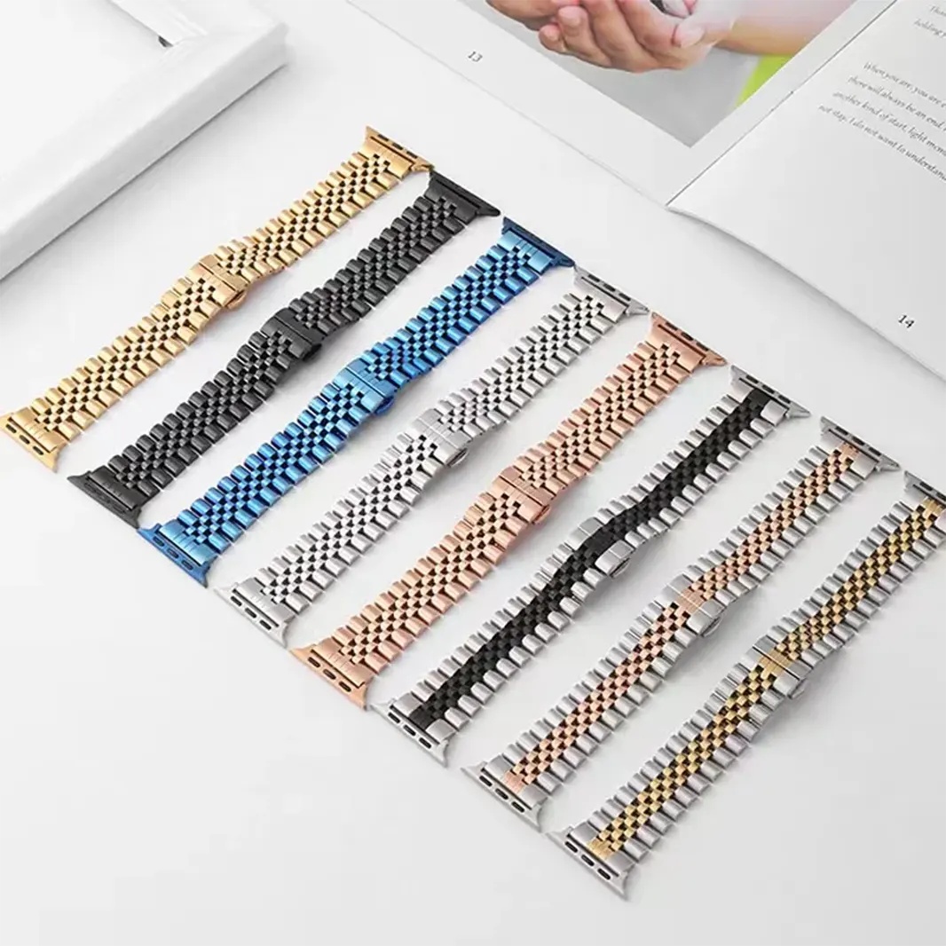 Metal Link Bracelet Chain for Apple Watch 42 | 44 | 45 | Ultra 49 | 46mm S10 Watch Bands