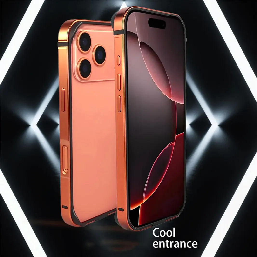 Metal Reinforced Aluminum Frame Case for iPhone 17 Pro Max Cases & Covers