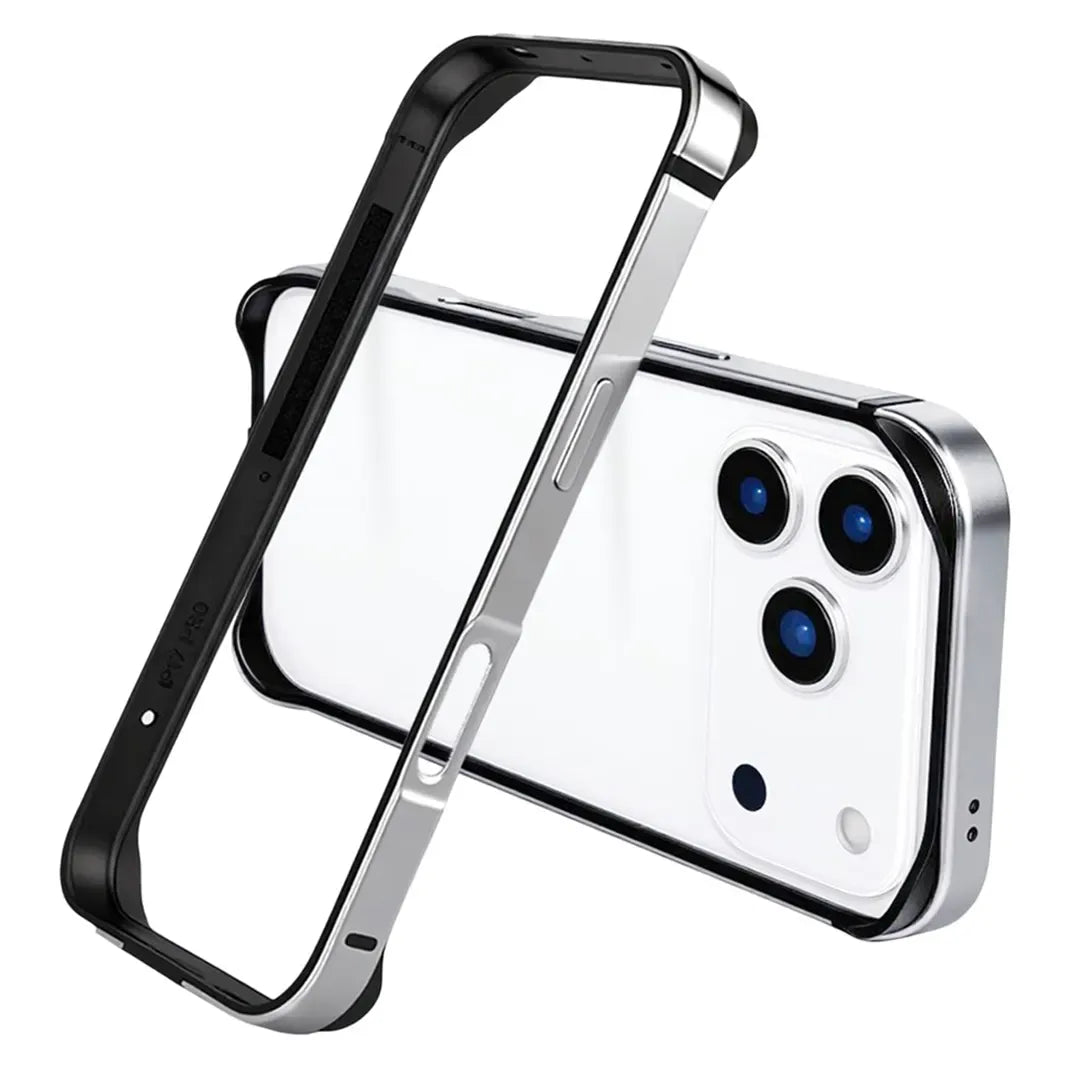 ktusu Generic Cases & Covers Metal Reinforced Aluminum Frame Case for iPhone 17 Pro Max Silver