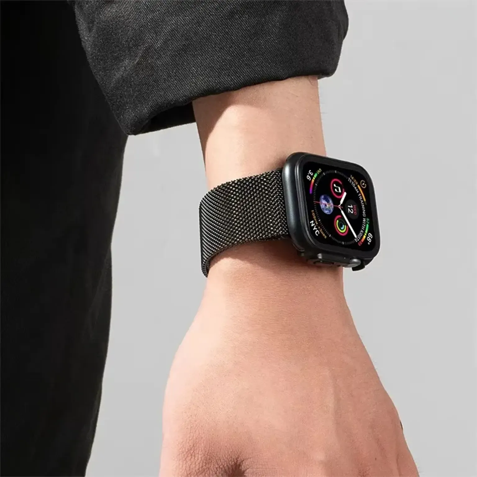 Watch Bands Milanese Magnetic Adjustable Band for Apple Watch 42 | 44 | 45 | Ultra 49 | 46mm S10 | 46mm S11