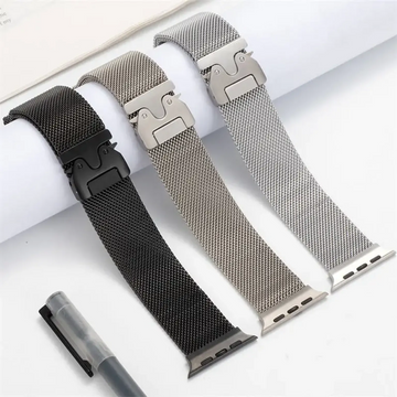 Watch Bands Milanese Magnetic Adjustable Band for Apple Watch 42 | 44 | 45 | Ultra 49 | 46mm S10 | 46mm S11