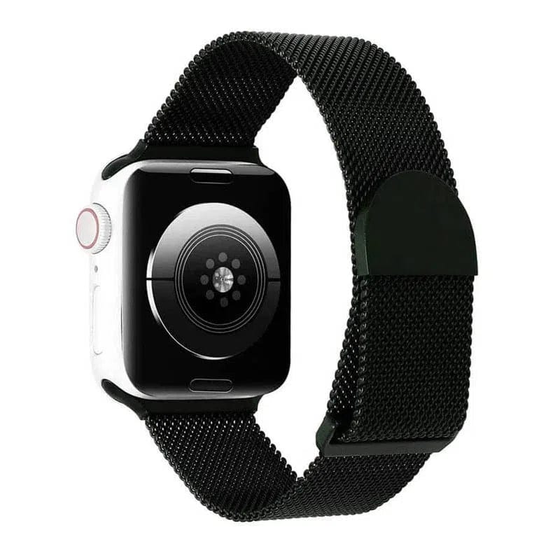 Midnight Green Milanese Magnetic Clasp Loop for Apple Watch 42 | 44 | 45 | Ultra 49 | 46mm S10 Watch Bands