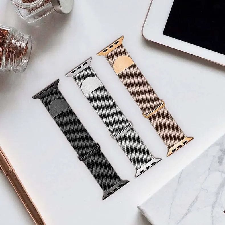 Straps & Bands for Milanese Magnetic Loop Watch Band for Apple Watch