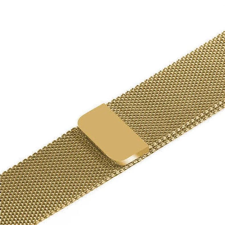 Straps & Bands for 20mm / Gold Universal Milanese Magnetic Loop Smart Watch Band for 20mm|22mm