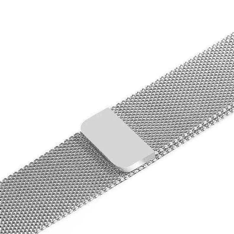 Straps & Bands for 20mm / Silver Universal Milanese Magnetic Loop Smart Watch Band for 20mm|22mm