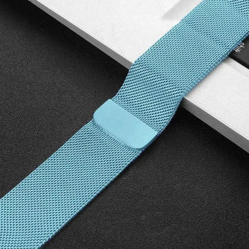 Sky Blue Milanese Magnetic Matte Color Loop for Apple Watch 42 | 44 | 45 | Ultra 49 | 46mm S10 Watch Bands