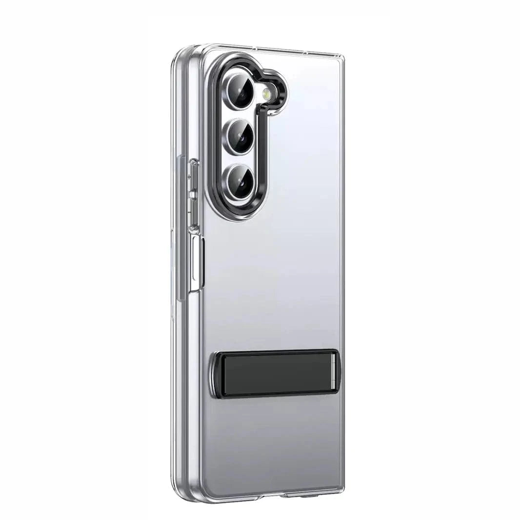 Military Grade Kickstand Transparent Hard Case for Samsung Z Fold7