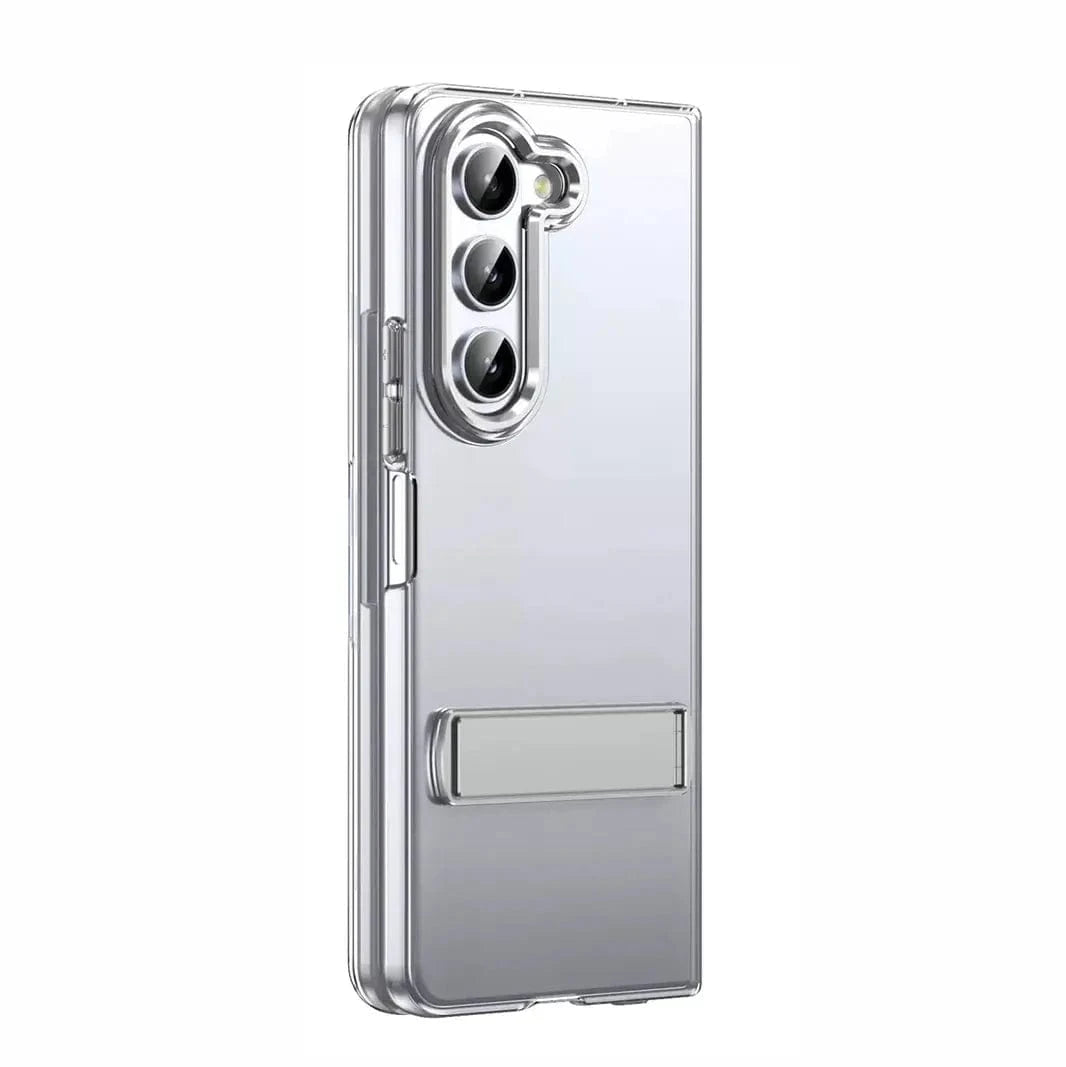 Military Grade Kickstand Transparent Hard Case for Samsung Z Fold7