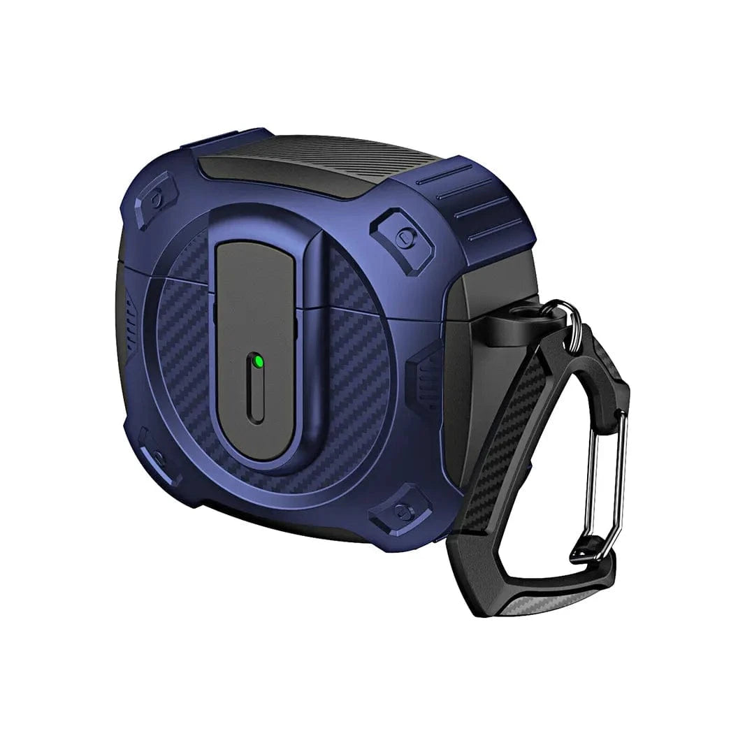 Military Hard Shell Carbon Fiber Cover for Airpods 4