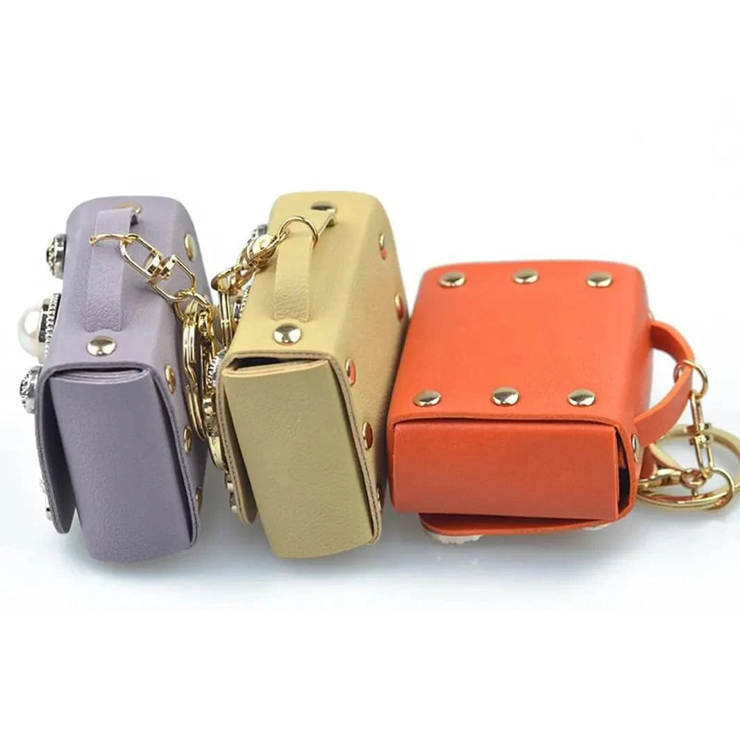 ktusu Generic Cases & Covers Mini Coin Purse Leather Texture Cover for Airpods Pro | Pro 2