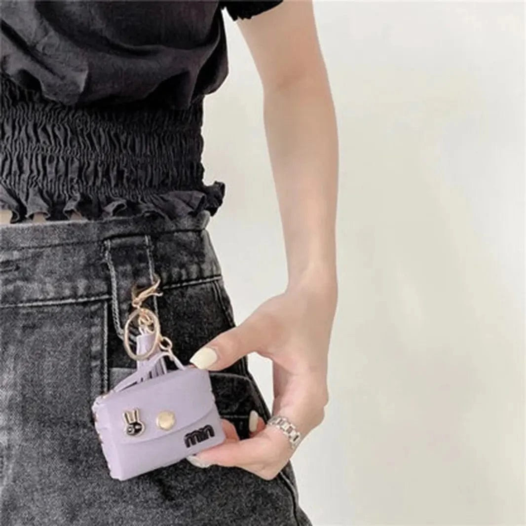 Mini Purse Leather Texture Cover for Airpods Pro | Pro 2