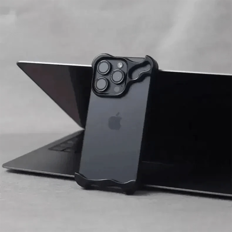 Minimalist Frame Camera Lens Protector Case for iPhone 15 Pro