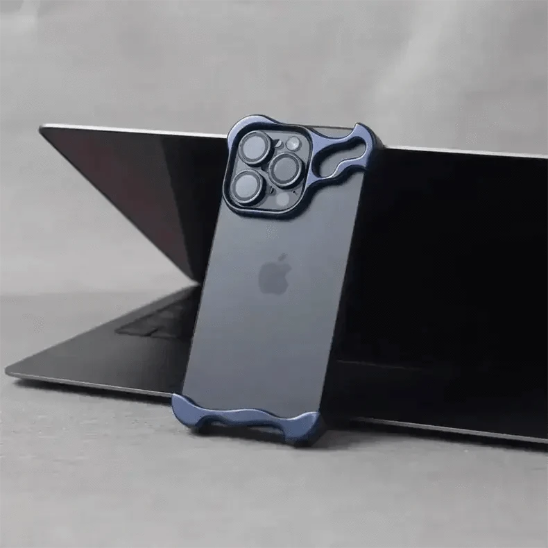 Minimalist Frame Camera Lens Protector Case for iPhone 15 Pro