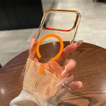 Cases & Covers Minimalist Ultra-Thin Transparent Magnetic Wireless Charge Hard Case for iPhone 17 Pro Max