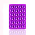 Pack Of 1 / Purple Mobile Phone Holder Silicone Suction Cup - Ktusu