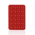 Pack Of 1 / Red Mobile Phone Holder Silicone Suction Cup - Ktusu