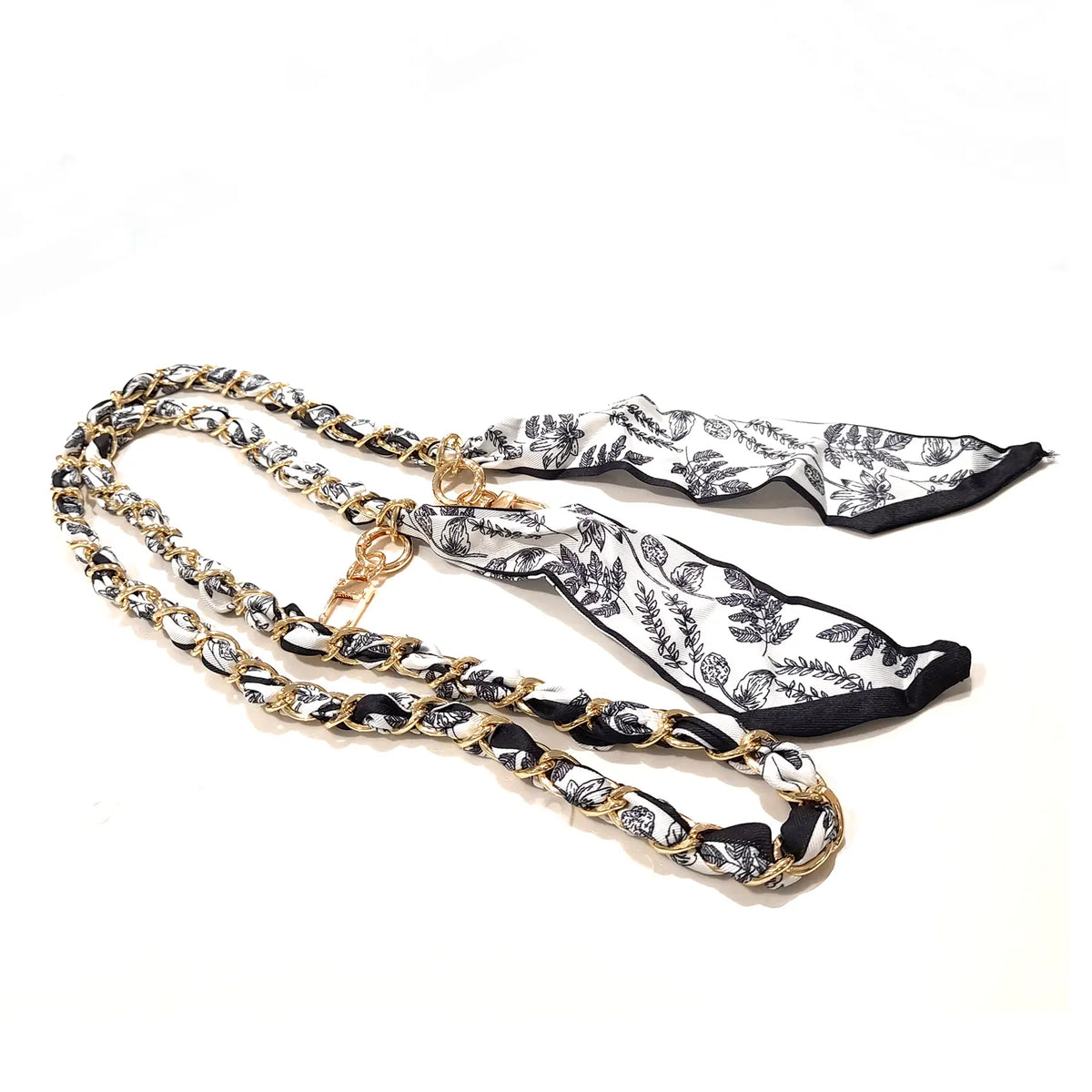 Mobile Phone Wrist Lanyard for Women Girls Scarf Decorative Crossbody Metal Phone Neck Strap Lanyard