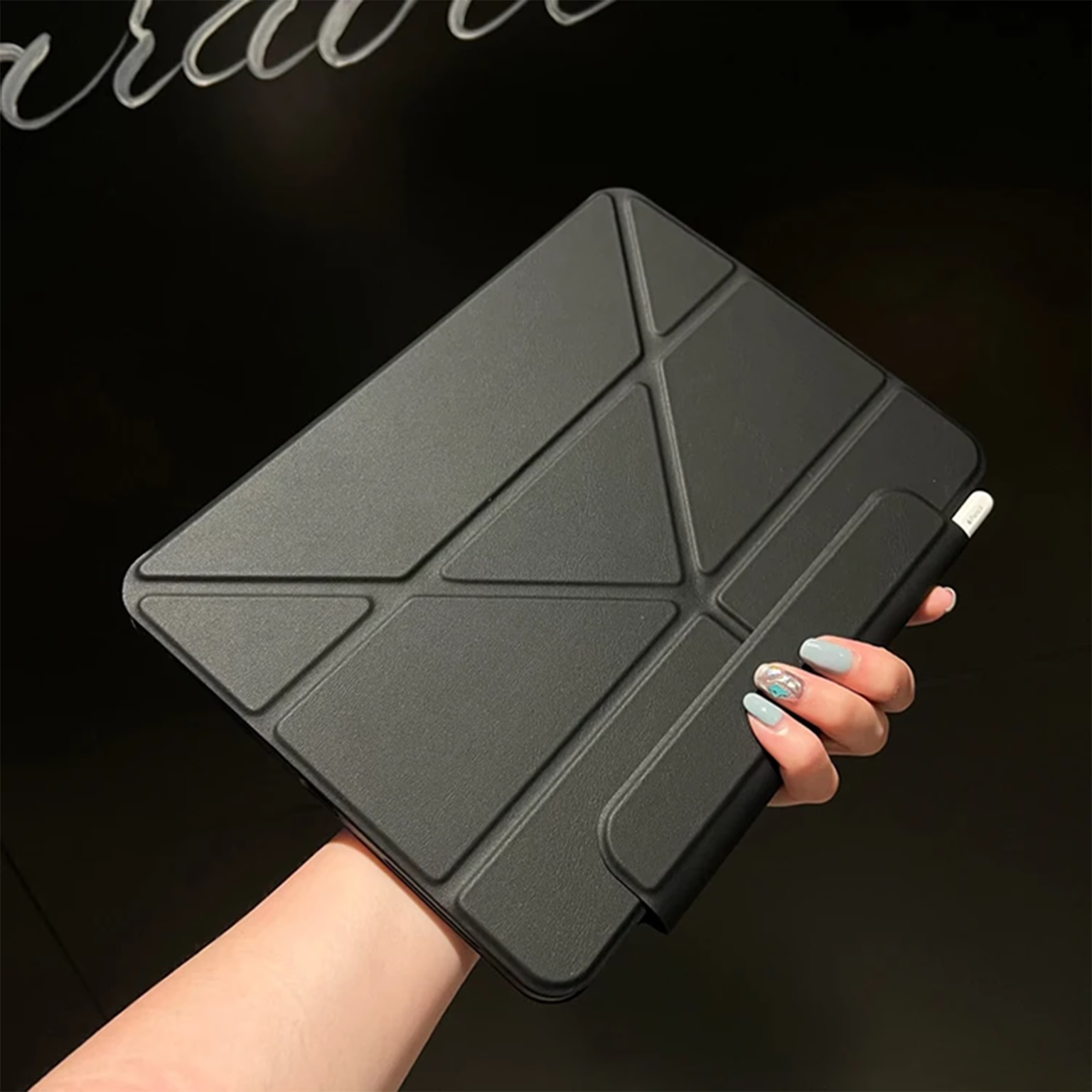 Cases & Covers Multifold Leather Texture Magnetic Smart Folio Cover for iPad 7 | 8 | 9 (10.2-inch)