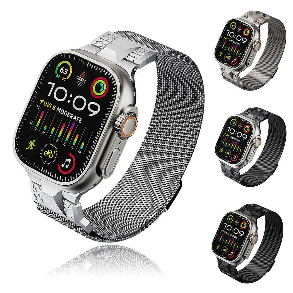 New Milanese Magnetic Band for Apple Watch 42 | 44 | 45 | Ultra 49 | 46mm S10