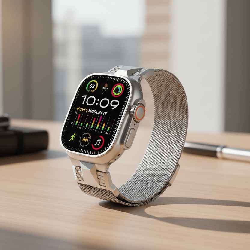 Watch Bands New Milanese Magnetic Band for Apple Watch 42 | 44 | 45 | Ultra 49 | 46mm S10