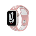 Straps & Bands for 42mm | 44mm | 45mm | Ultra 49mm / Baby Pink White Apple Watch Nike Silicone Band