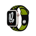 Straps & Bands for 42mm | 44mm | 45mm | Ultra 49mm / Black Neon Apple Watch Nike Silicone Band